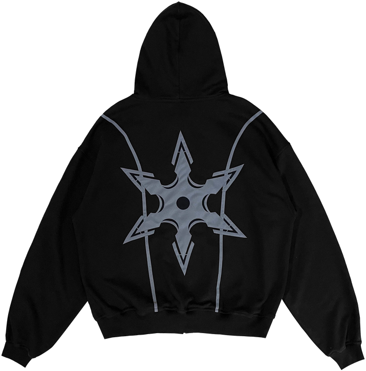 057 Zip-Hoodie Hard Line